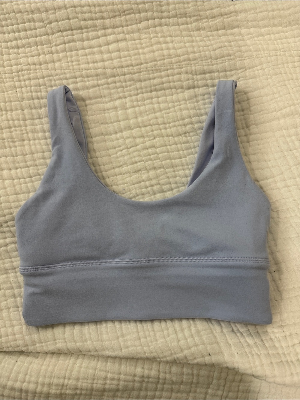 lululemon athletica Light pastel periwinkle lilac Scoop Sports Bra